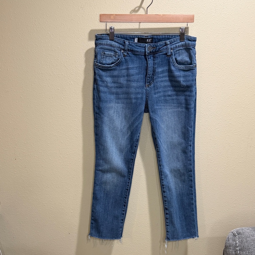 Kut from the Kloth Size 6P Cropped Denim Jeans